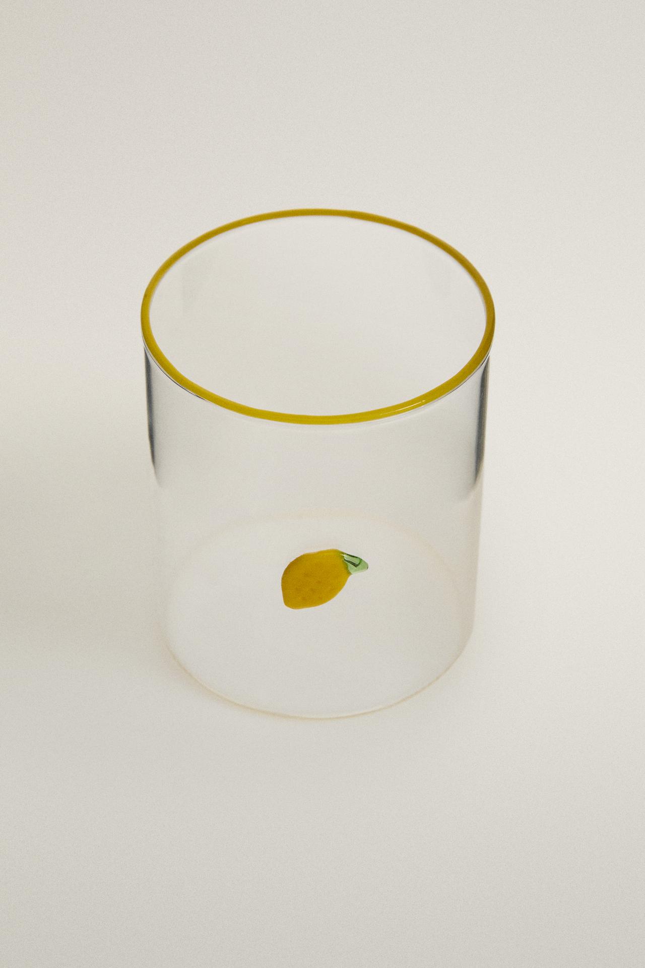 BOROSILICATE FRUIT TUMBLER — Yellow