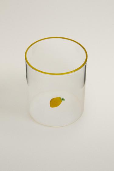 VERRE BOROSILICATE FRUITS - Jaune de Zara - Image 1