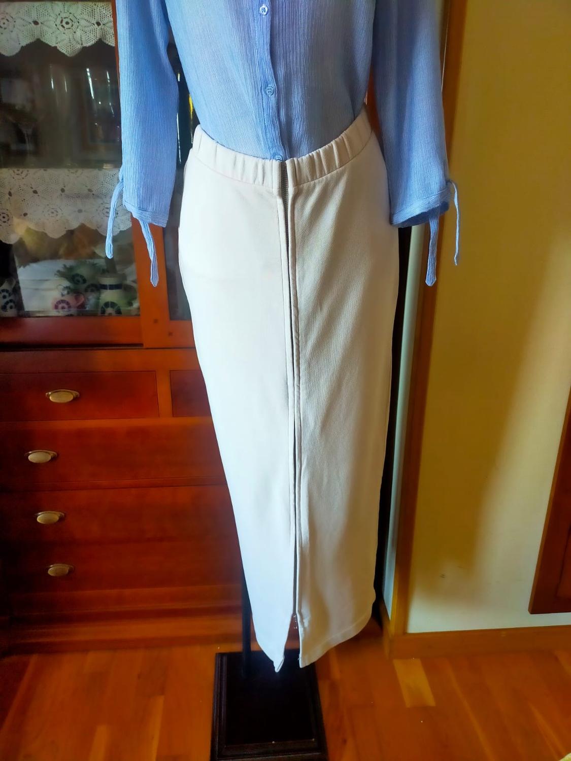 MIDI SKIRT WITH ZIP - Image 3