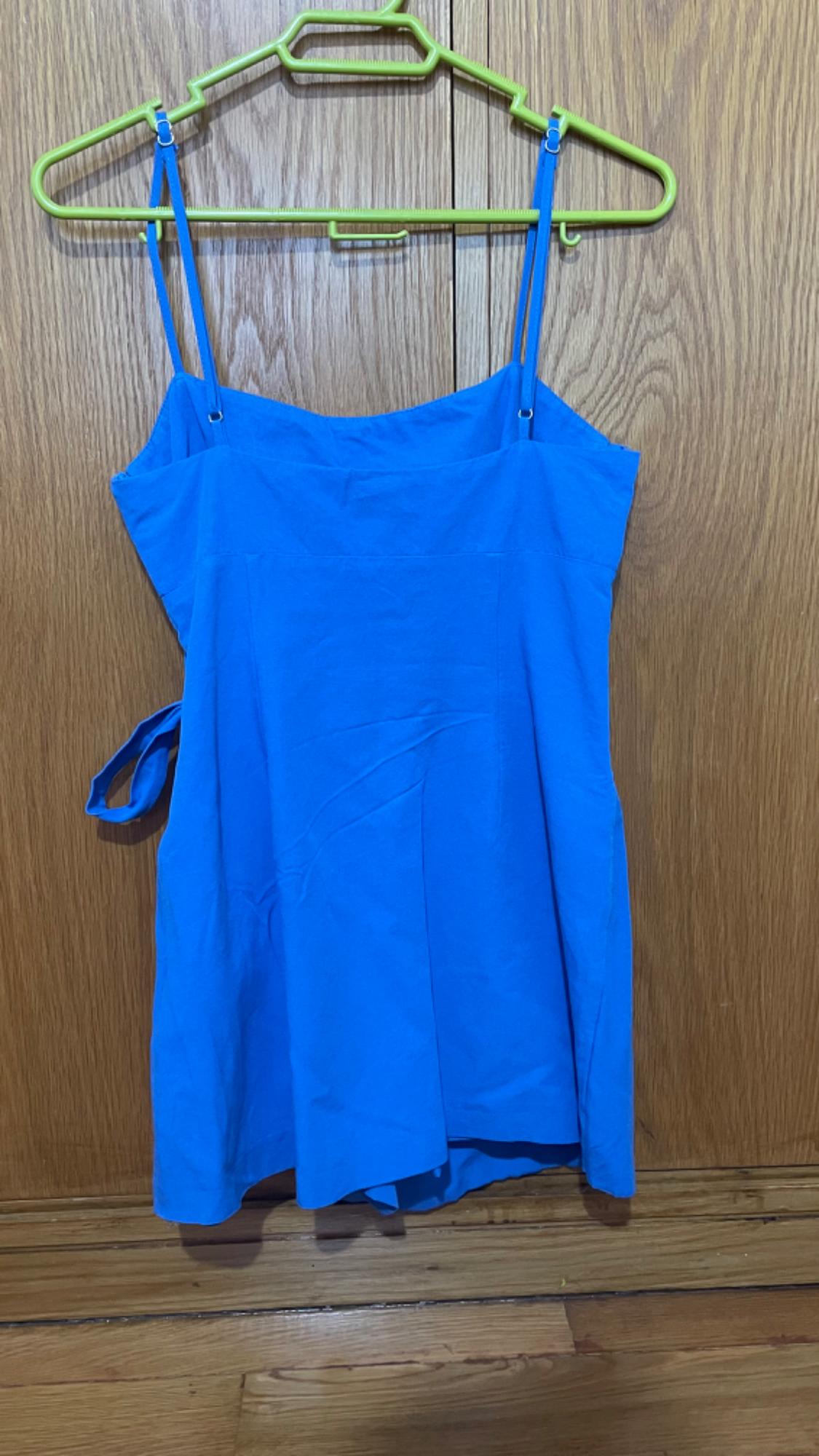 LINEN BLEND PLAYSUIT DRESS - Image 2