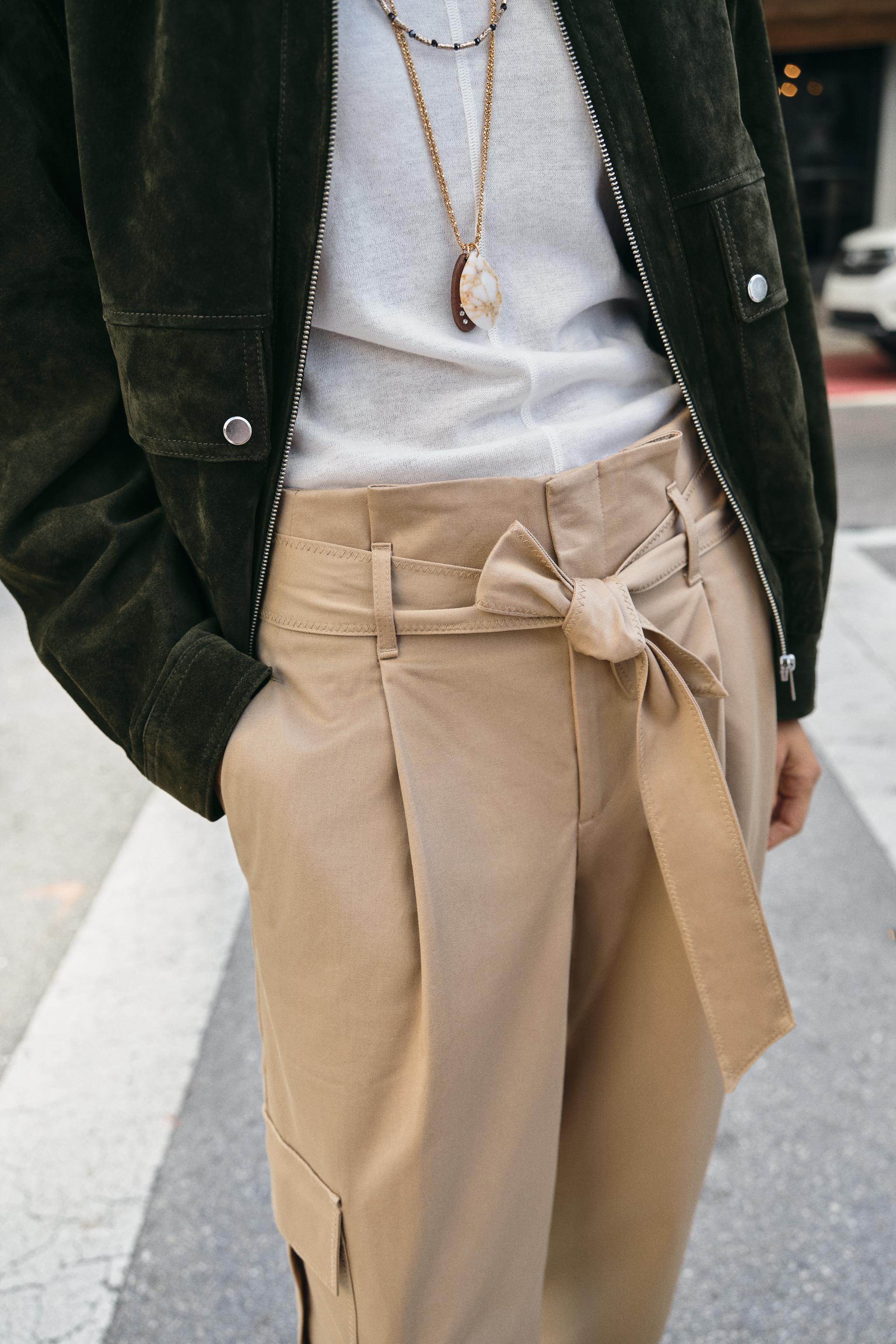 PAPERBAG CARGO POCKET PANTS