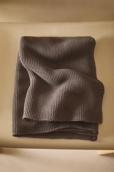 COPERTA BAMBINI COTONE - Grigio antracite di Zara