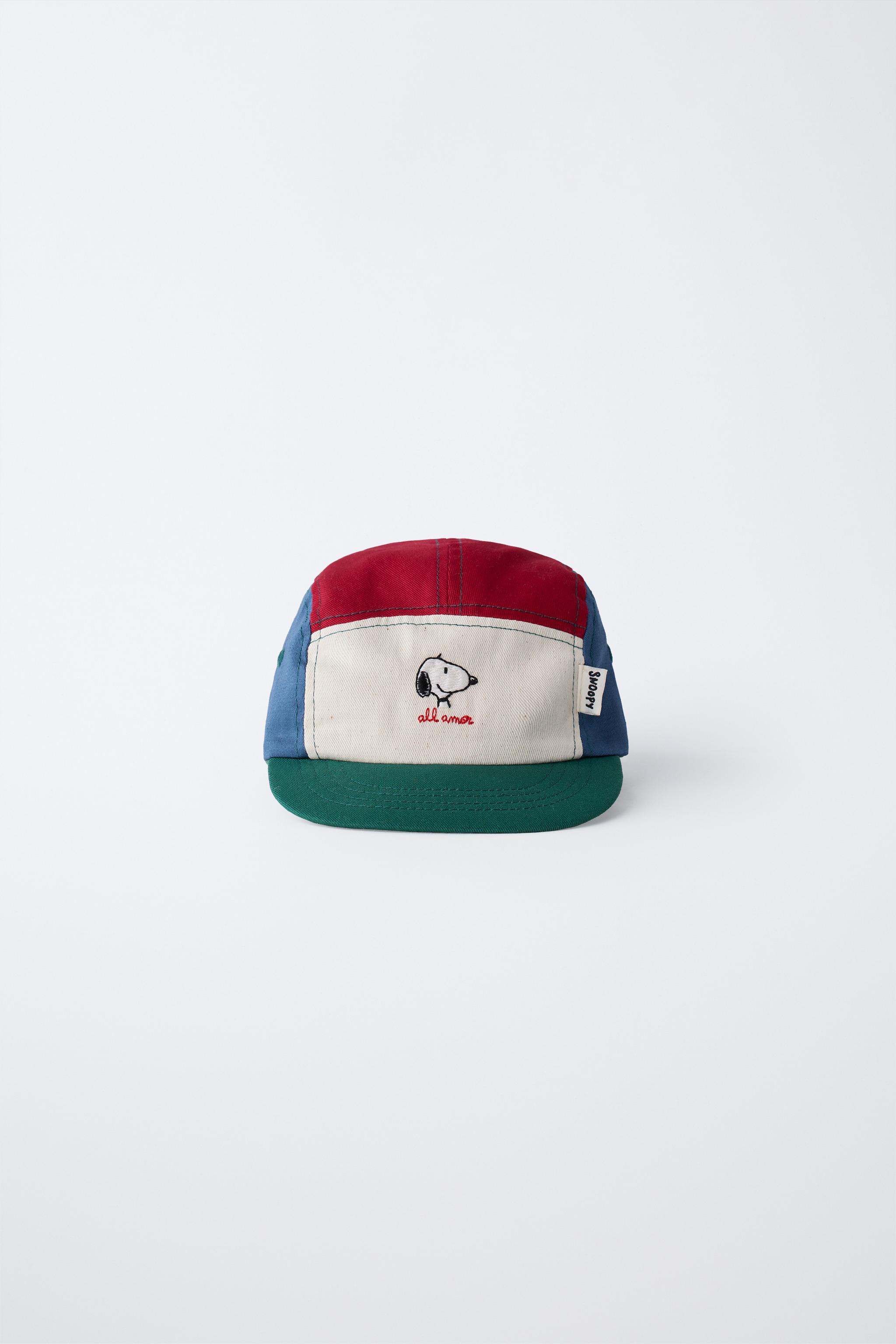 SNOOPY PEANUTS™ COLOR BLOCK CAP - Multicolored | ZARA United States