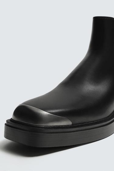 CHELSEA BOOTS WITH METAL DETAIL - Black by Zara - Image 5