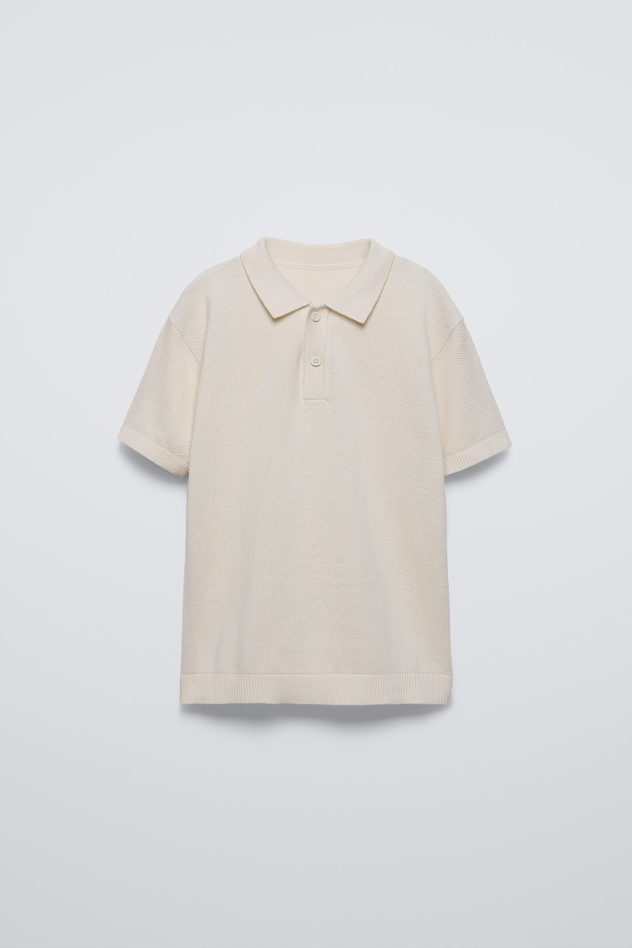 PIQUE KNIT POLO SHIRT