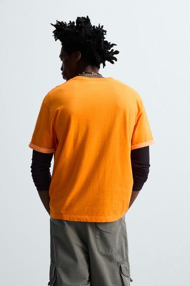 © OTIS KWAME KYE QUAICOE SIGNATURE T-SHIRT - Orange by Zara - Image 2