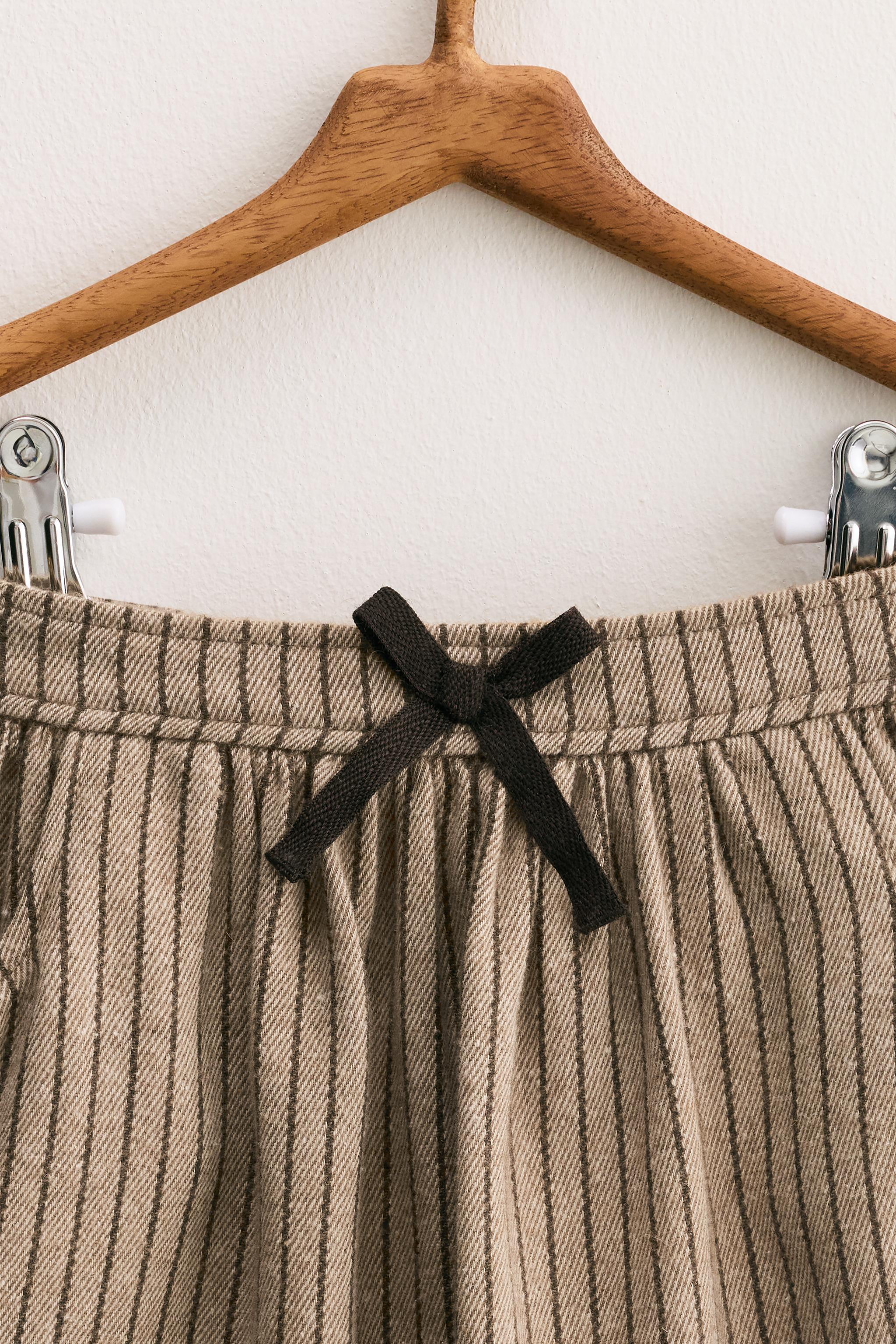 ZARA TIMELESS - STRIPED WOOL SKIRT