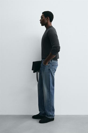 JEANS STRAIGHT FIT - Azul de Zara