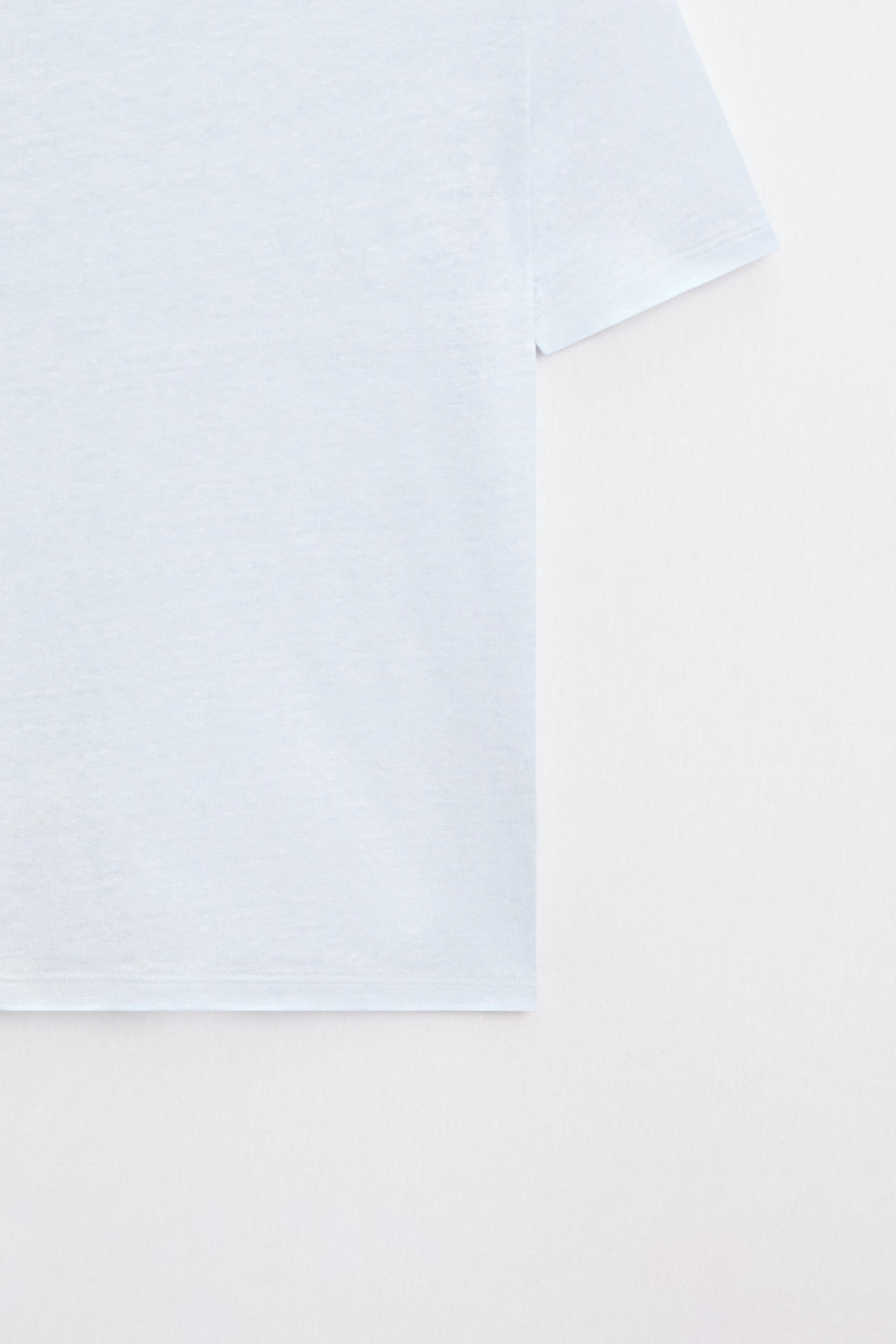 100% linen short sleeve T-shirt