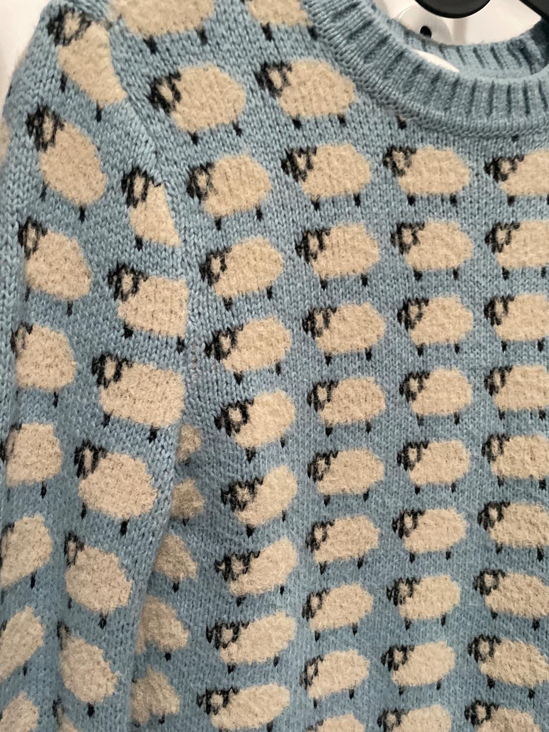 PRINTED KNIT SWEATER - Image 3