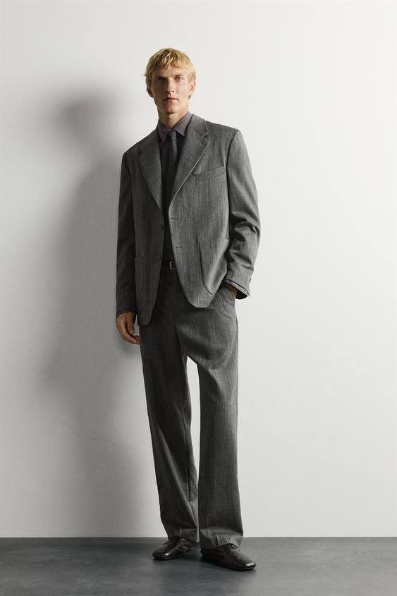%100 YÜN RELAXED FIT TAKIM BLAZER