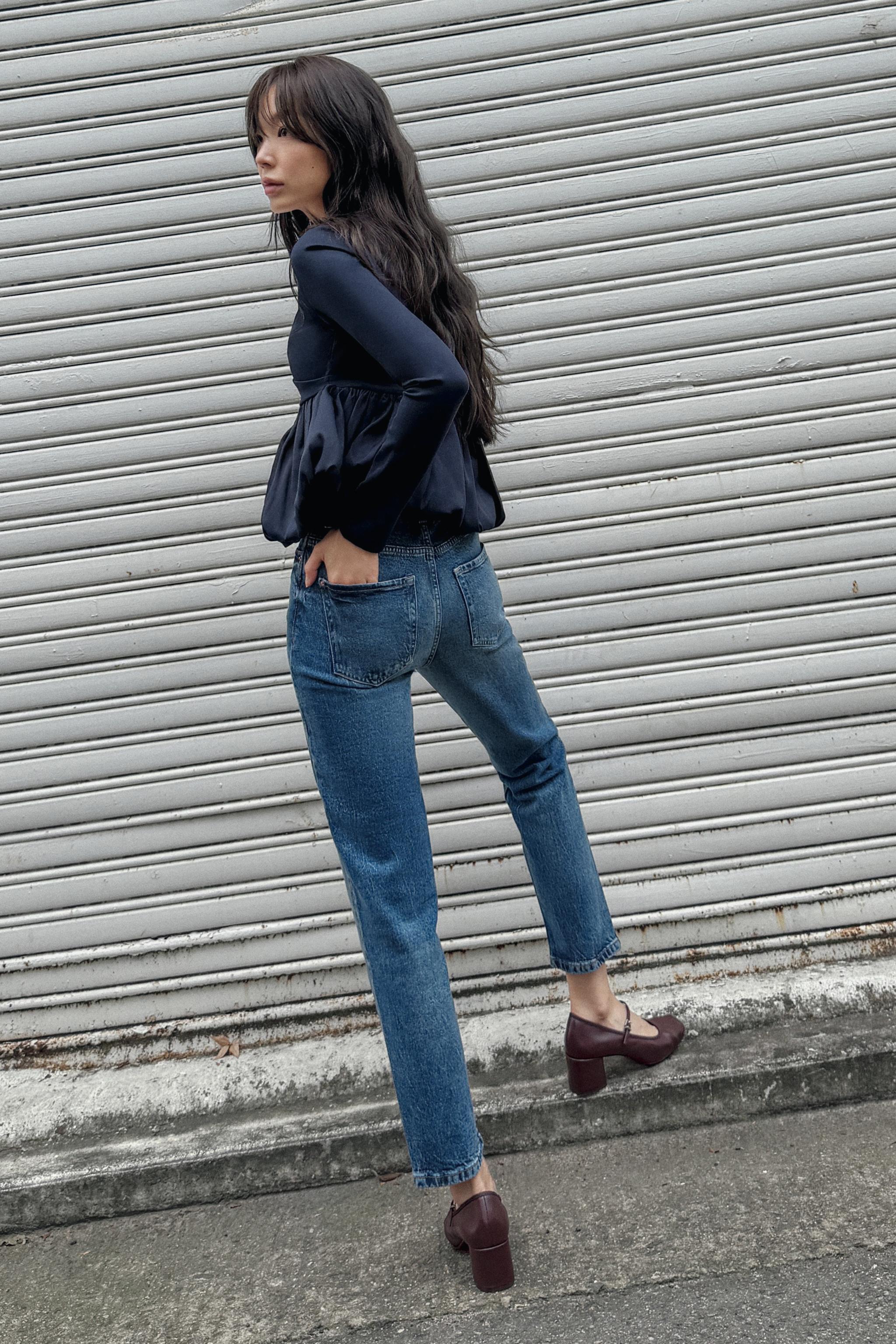 【ZARA】型押しレザーモカシン ボルドー | 2685/520/022 型押しレザーモカシン - ボルドー | ZARA Japan / 日本