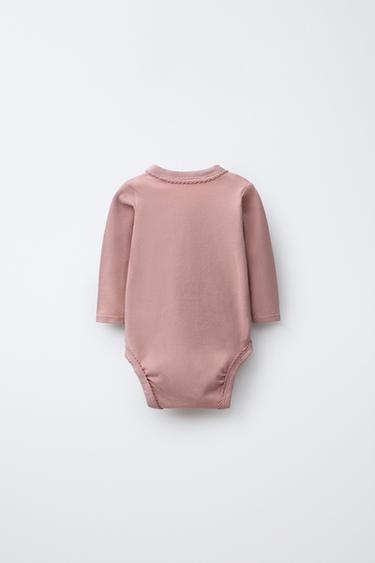 3-PACK OF KIMONO NECK FLORAL BODYSUITS - Pink by Zara - Image 2