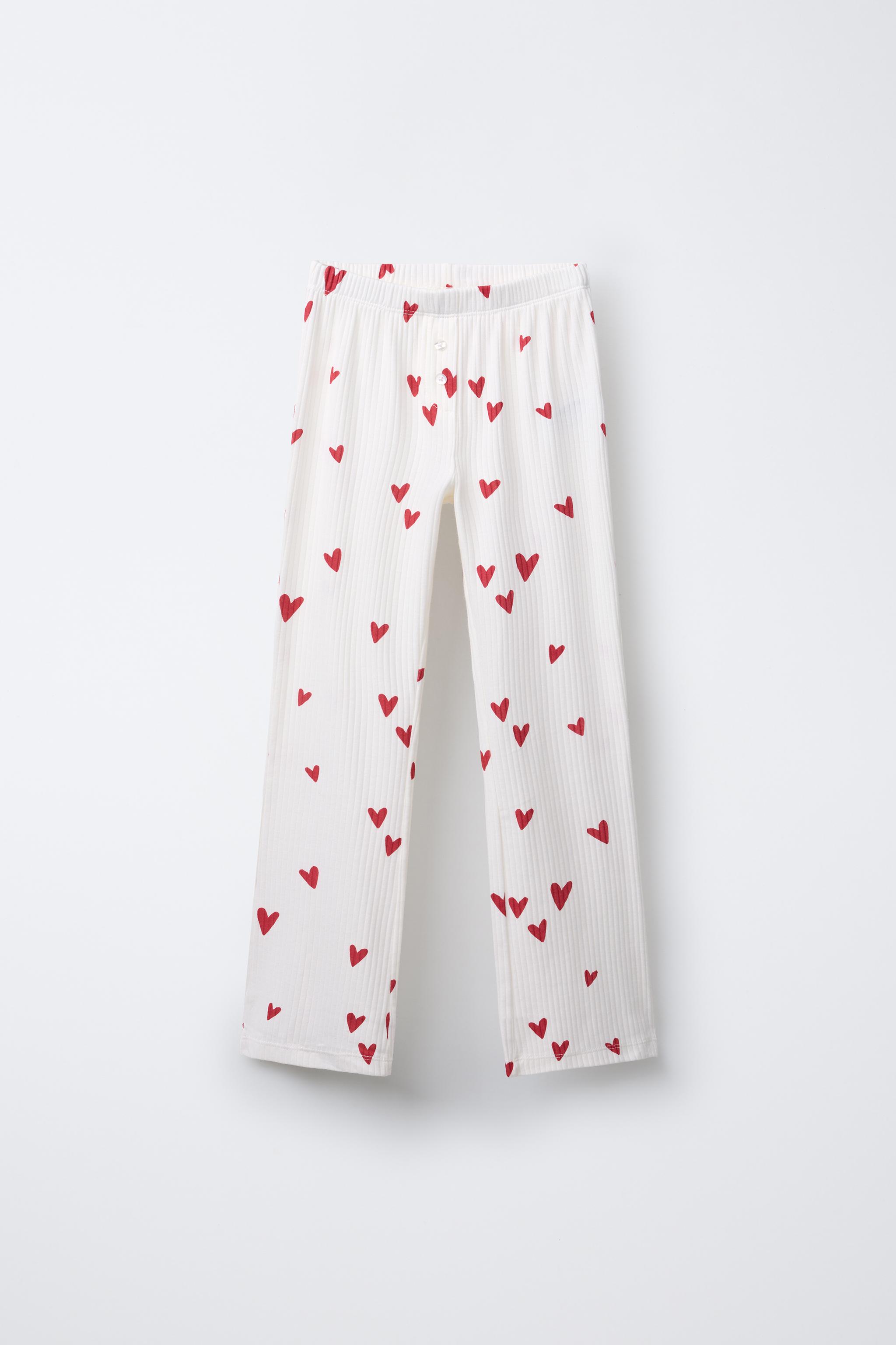 パジャマ 6-14歳/ ハート パジャマ - エクリュ | ZARA Japan / 日本