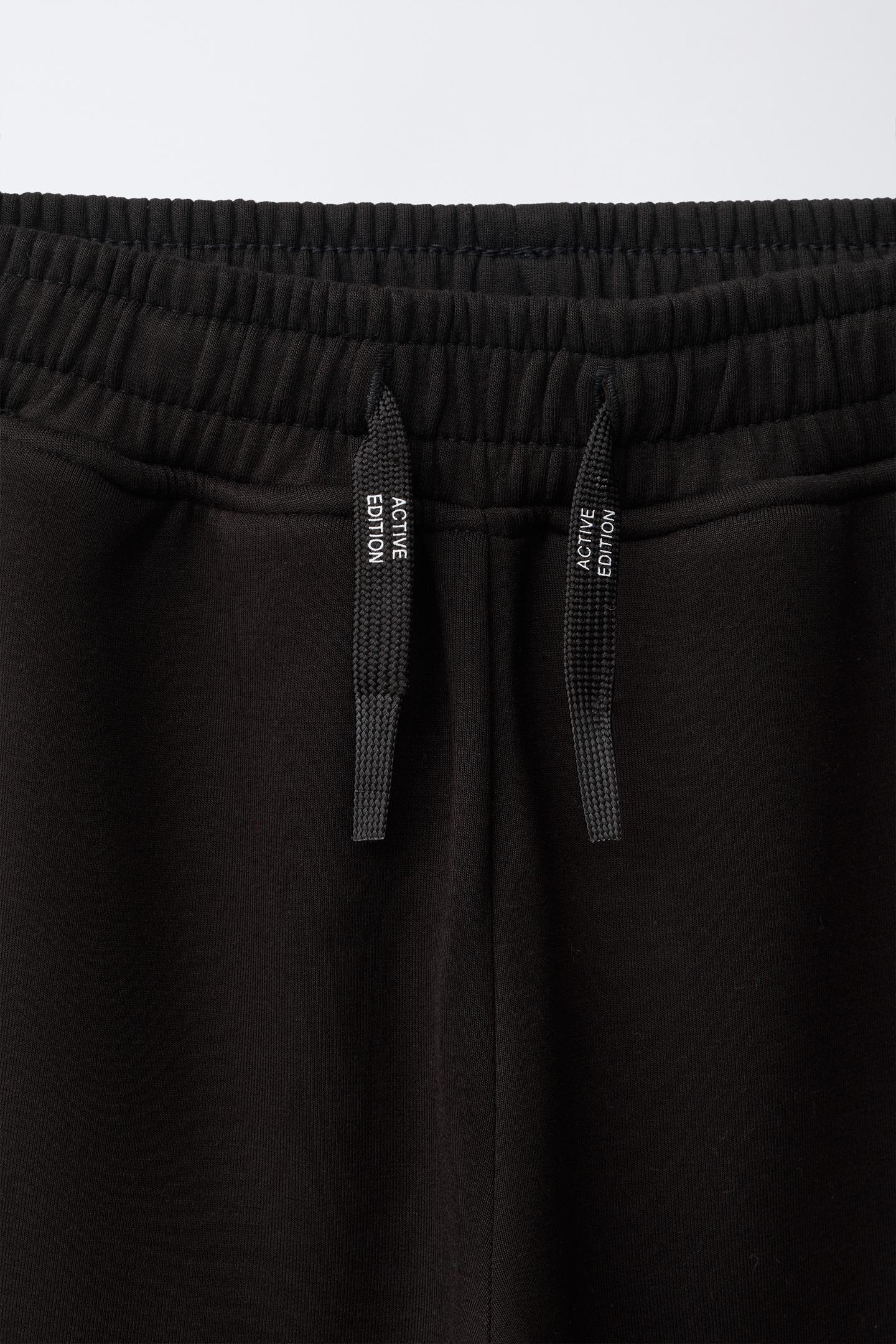 Детские брюки Zara Sporty Jogger, цвет: Чёрный — фото 3