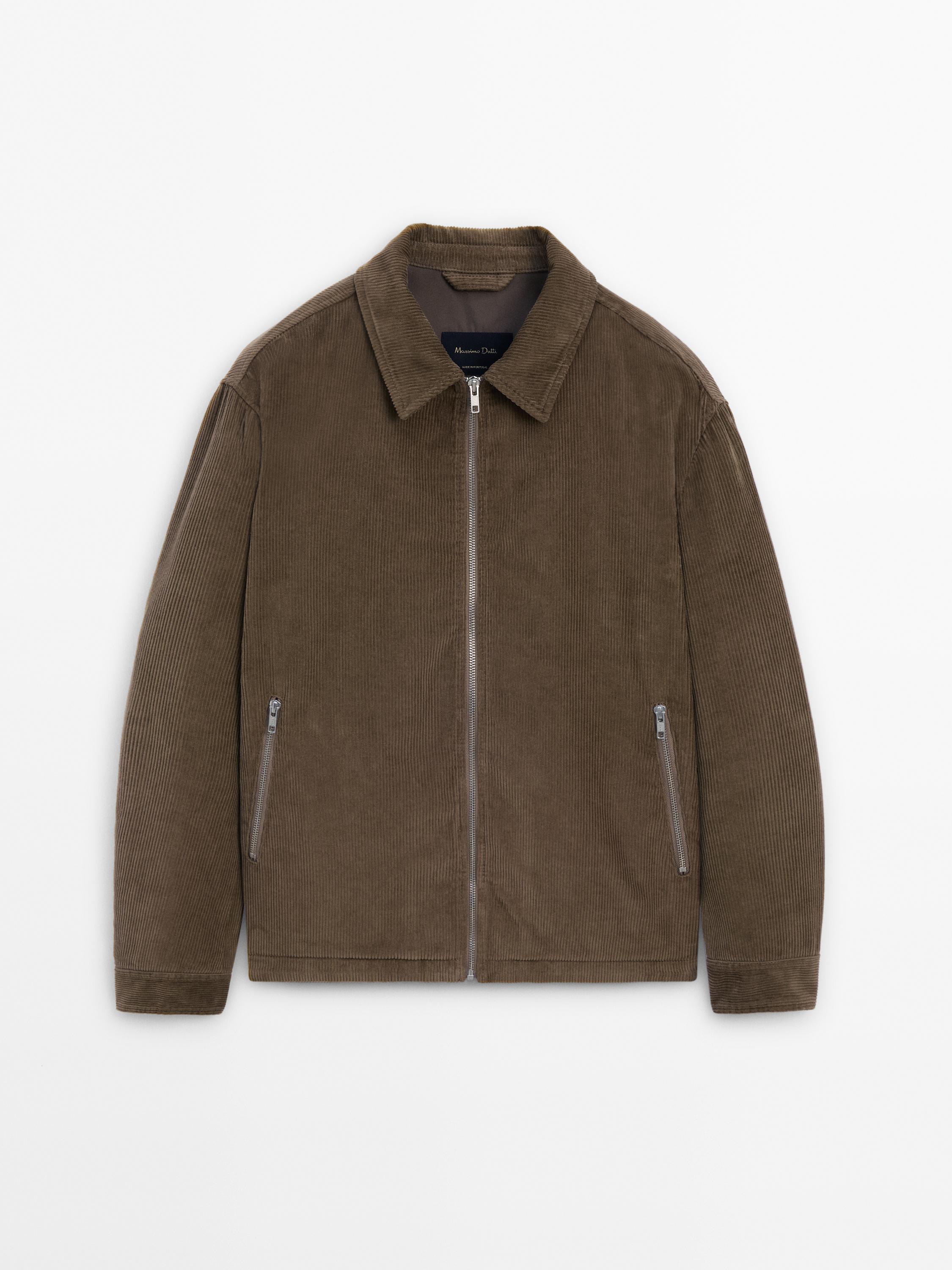 Zara corduroy jacket mens discount