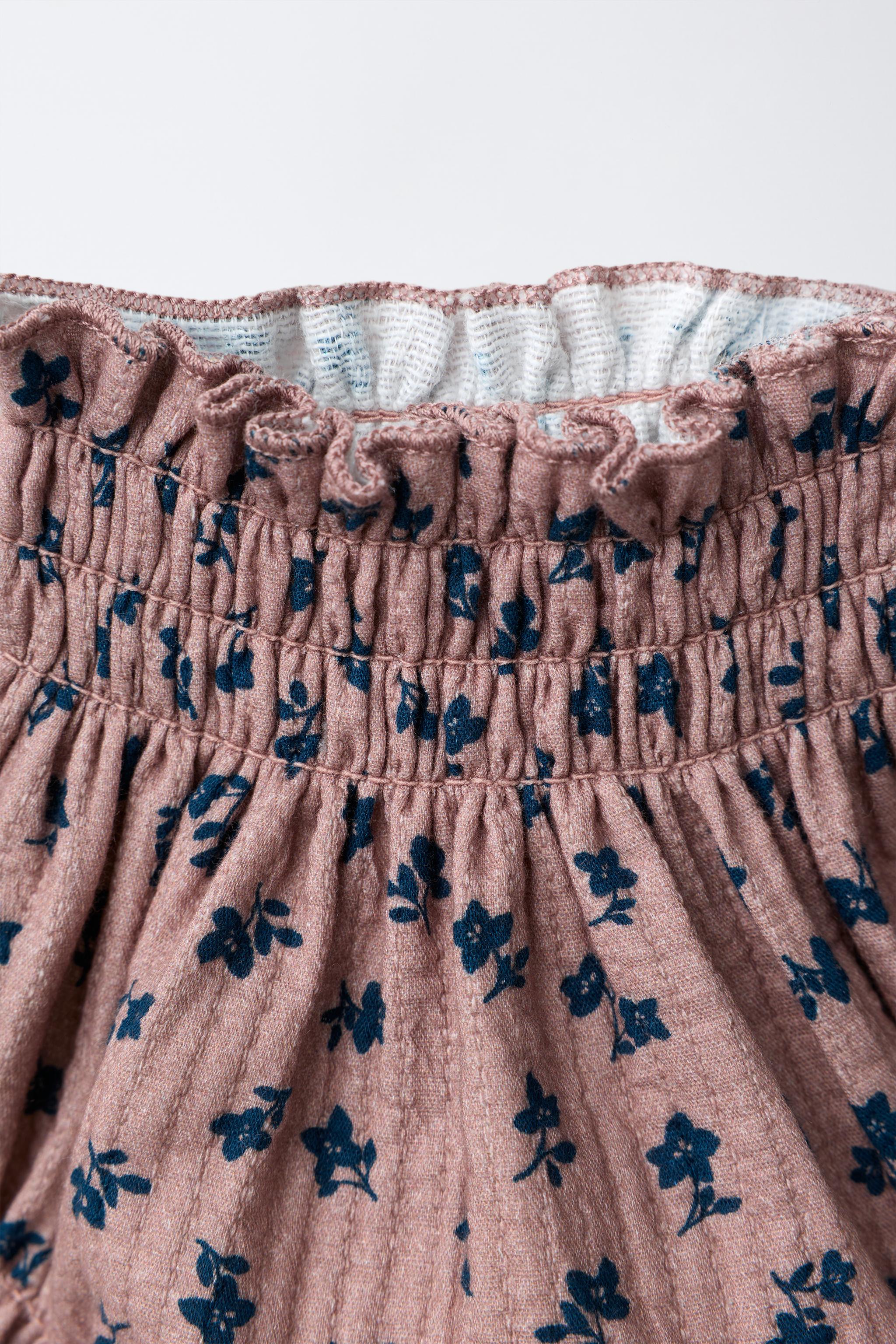 CULOTTE TEXTURÉE À FLEURS