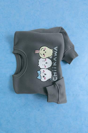 CHIIKAWA © NAGANO SWEATSHIRT - Grey by Zara