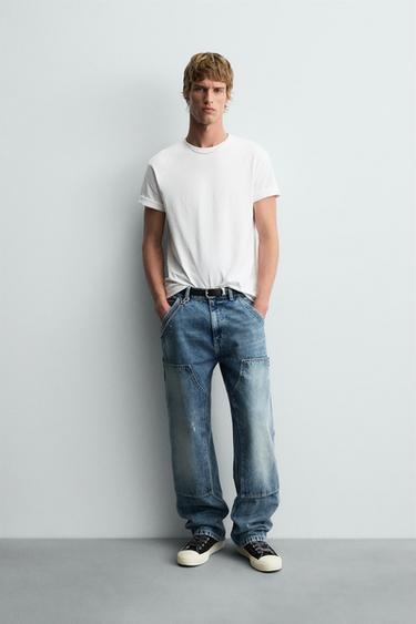 FADED CARPENTER JEANS - Blue by Zara