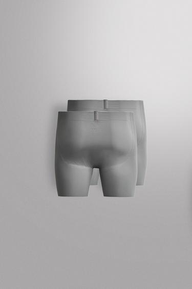 TECHNICAL BOXER SHORTS 2-PACK — Anthracite grey 2