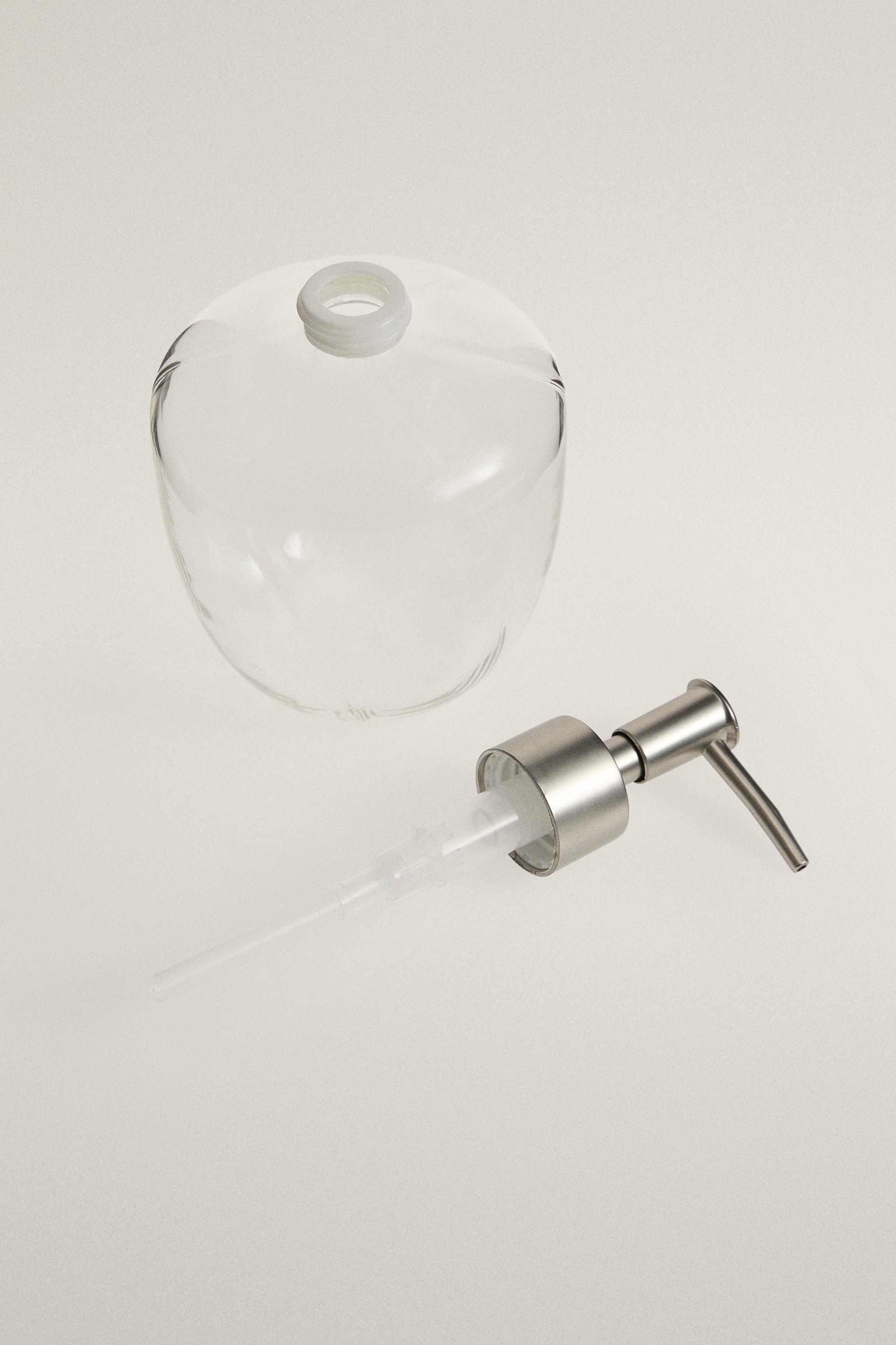 BOROSILICATE BATHROOM SOAP DISPENSER