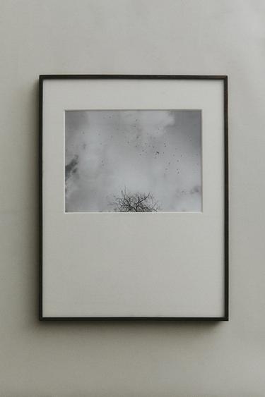 Zara PHOTO FRAME WITH MAT - Black