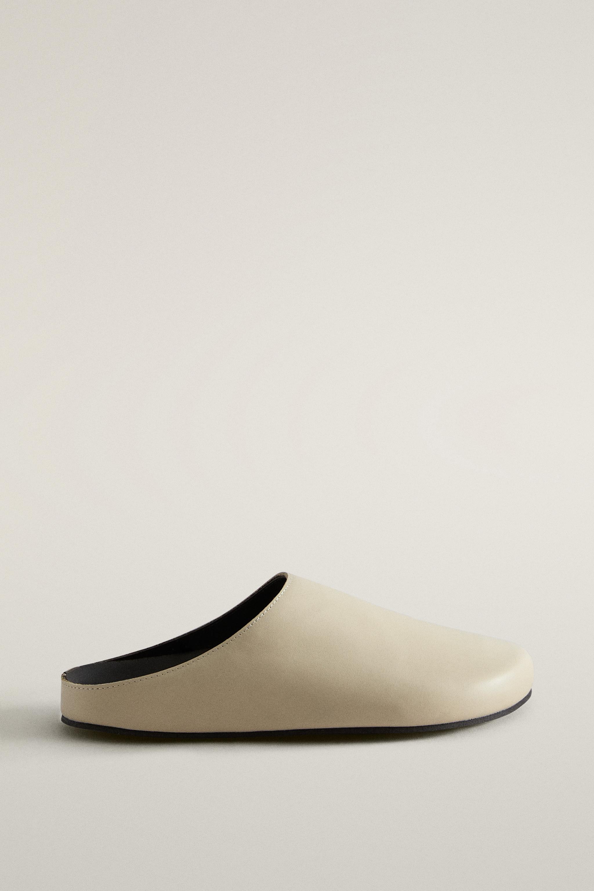 SABOTS CUIR MINIMALISTES