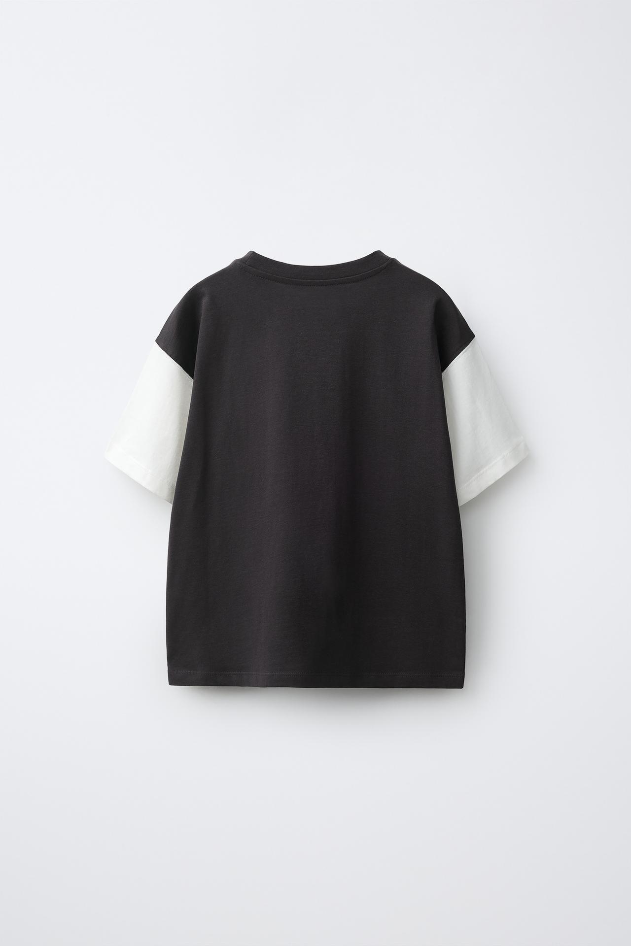 TEXT PRINT T-SHIRT — Dark anthracite