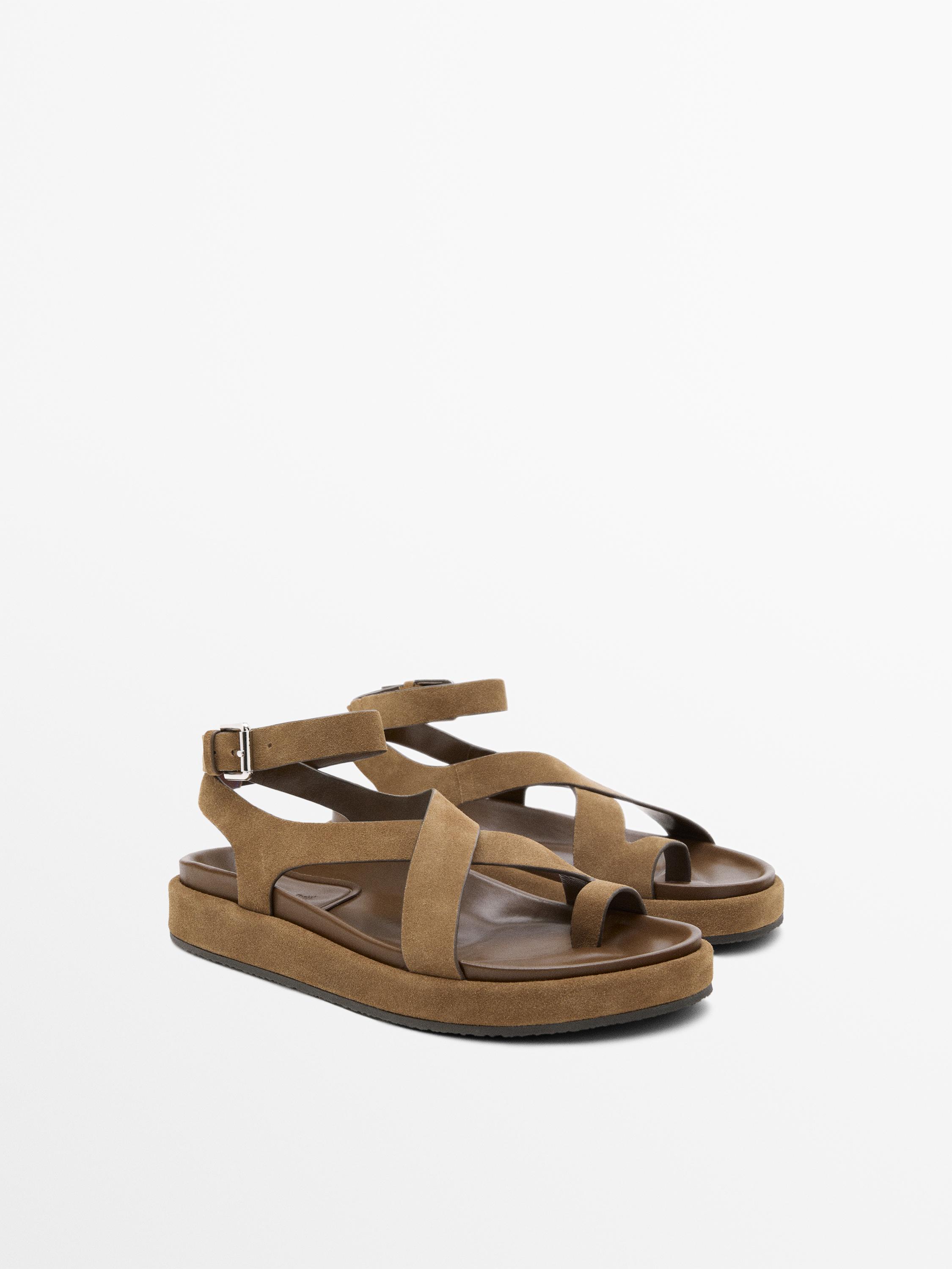 Sandales brides croisées