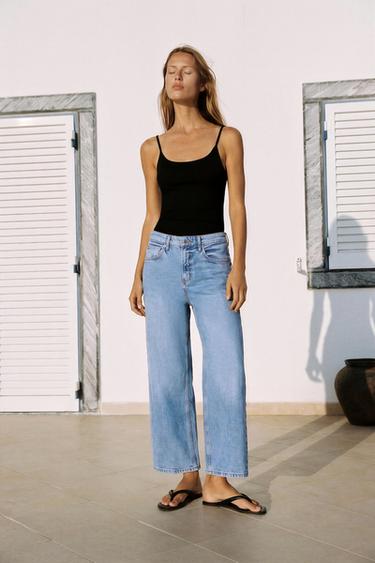 POLYAMIDE CAMISOLE TOP - Black by Zara