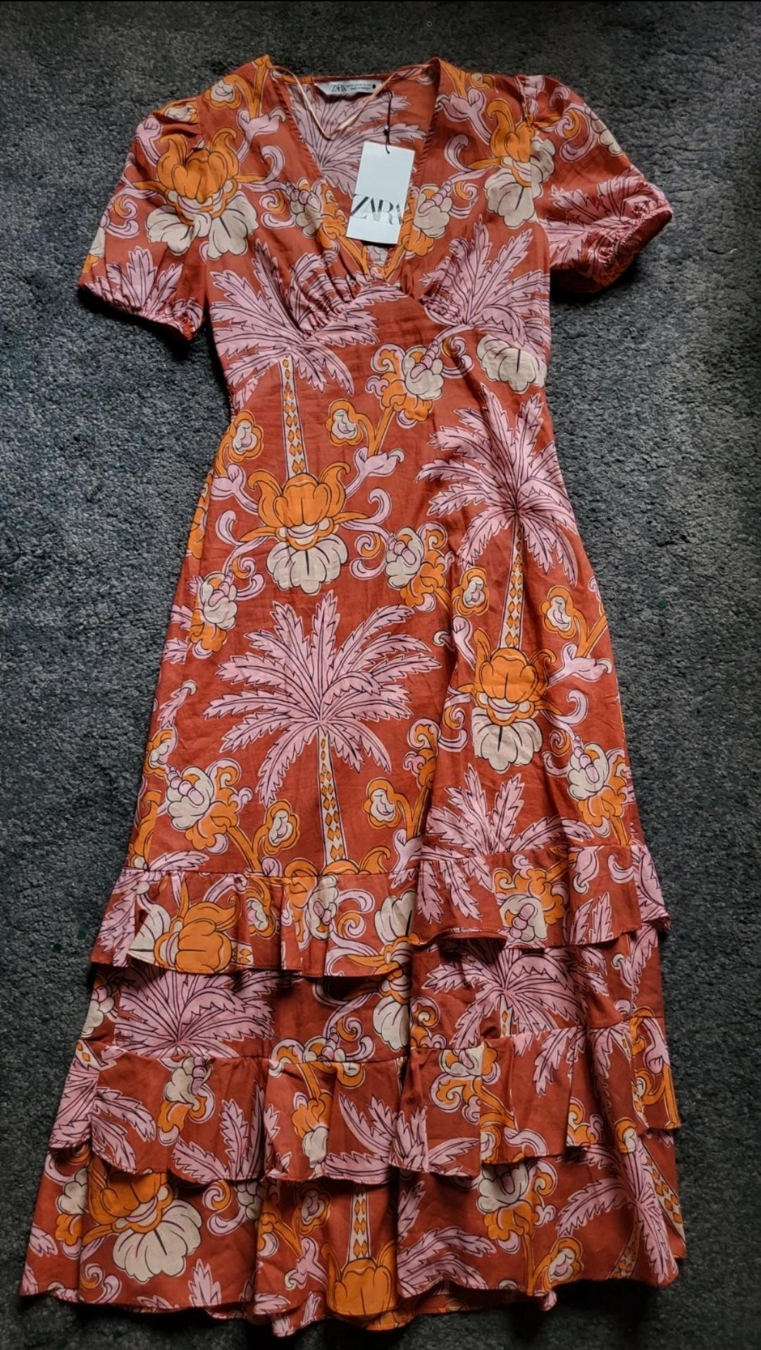 ZW COLLECTION PRINTED MIDI DRESS - Image 5