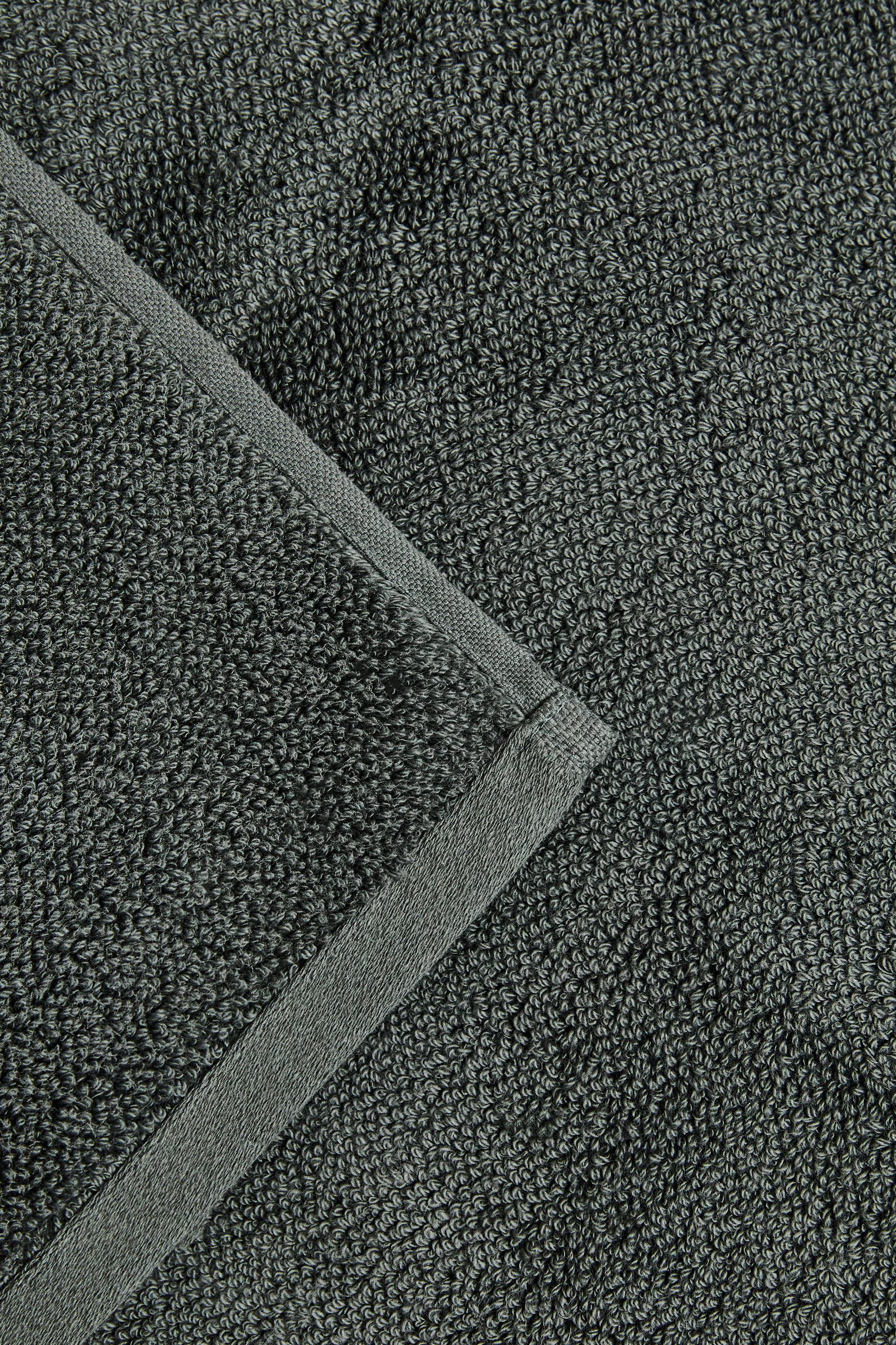 RICE STITCH COTTON BATH MAT