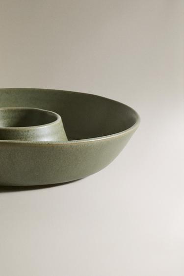 TERRACOTTA DIPPING BOWL - GREENISH by Zara - Image 3