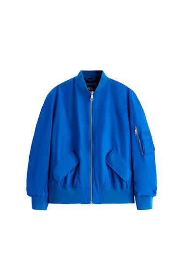 CAZADORA BOMBER CREMALLERAS