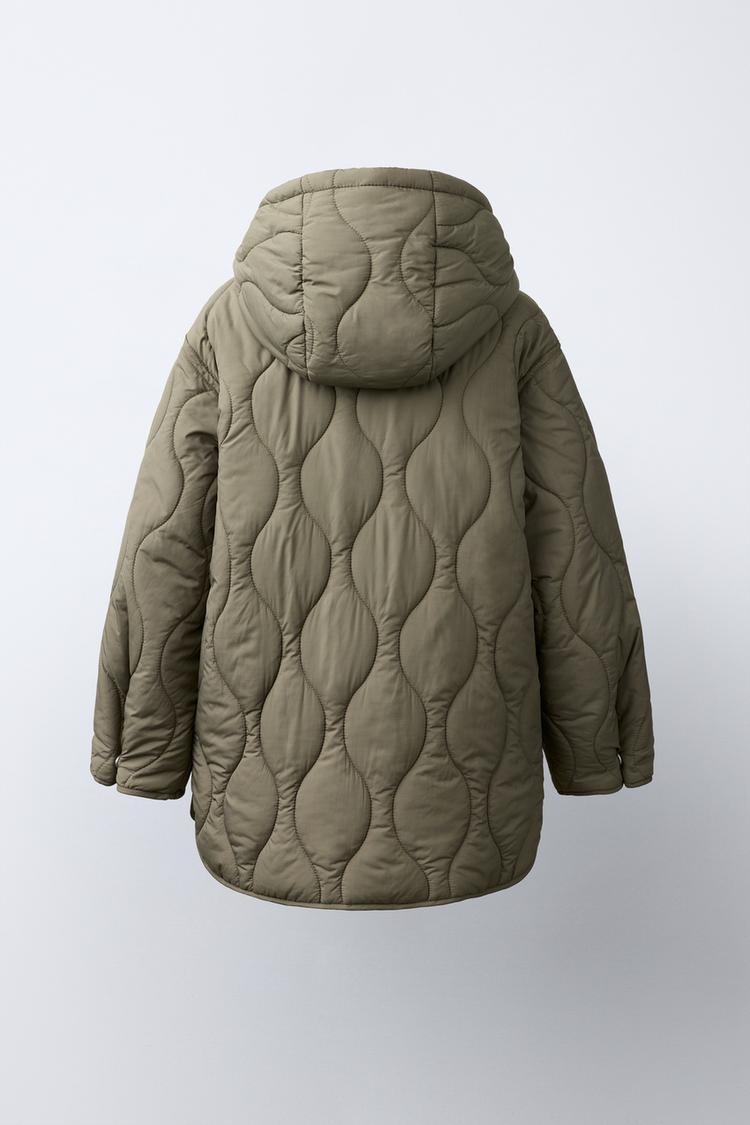 Chaqueta acolchada con capucha repelente al agua 5