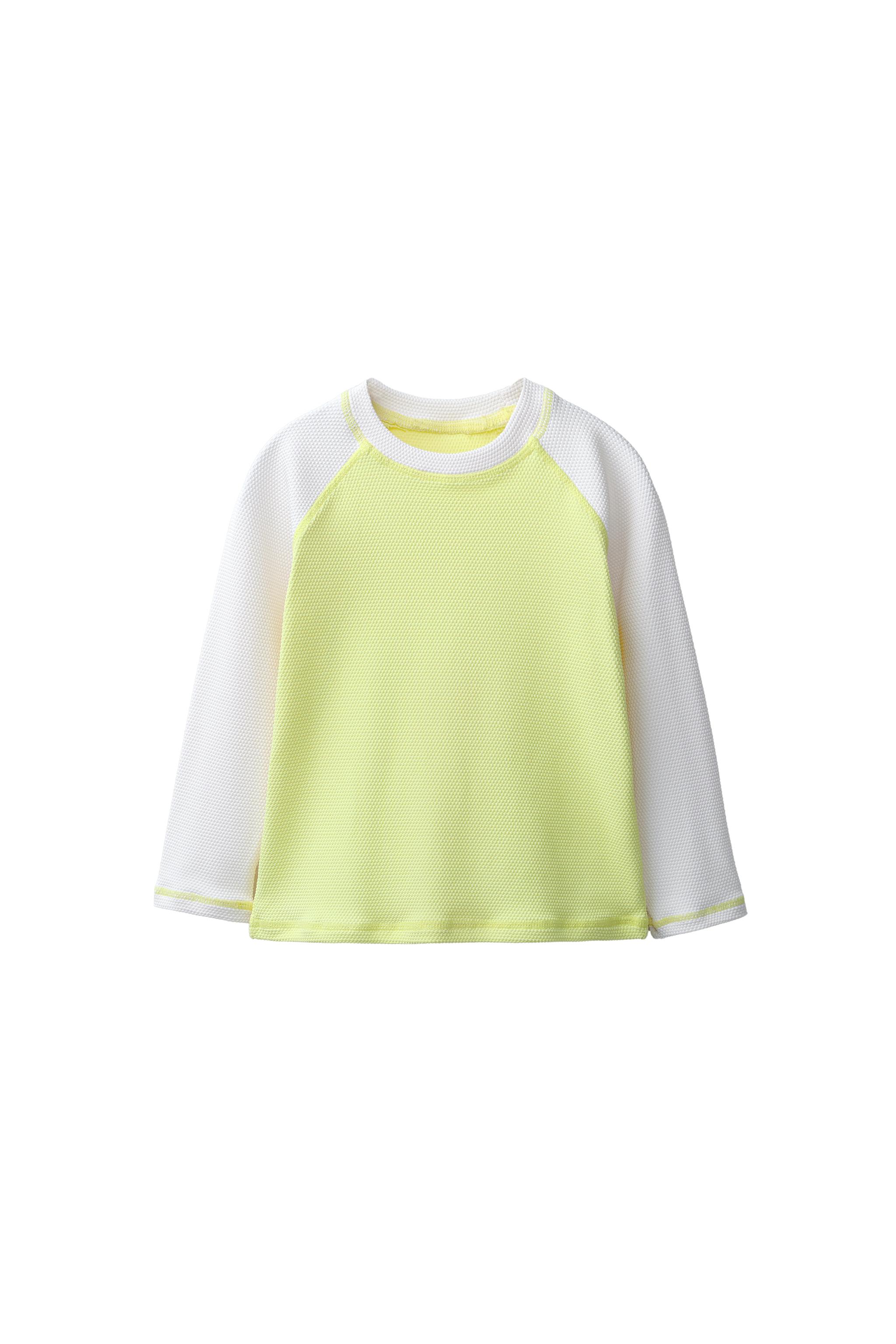 1-6 YEARS/ RAGLAN SLEEVE SWIM T-SHIRT - Light lime green | ZARA