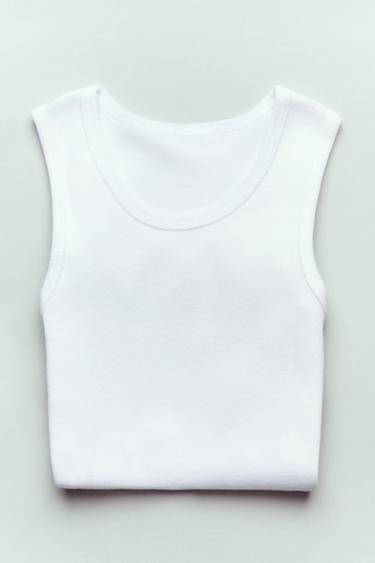 AGES 2-6/ 3-PACK OF BASIC SLEEVELESS VESTS - White by Zara