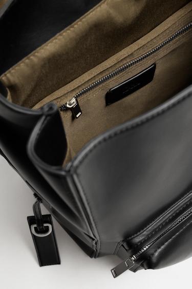 FLAP BACKPACK - Black by Zara - Image 6