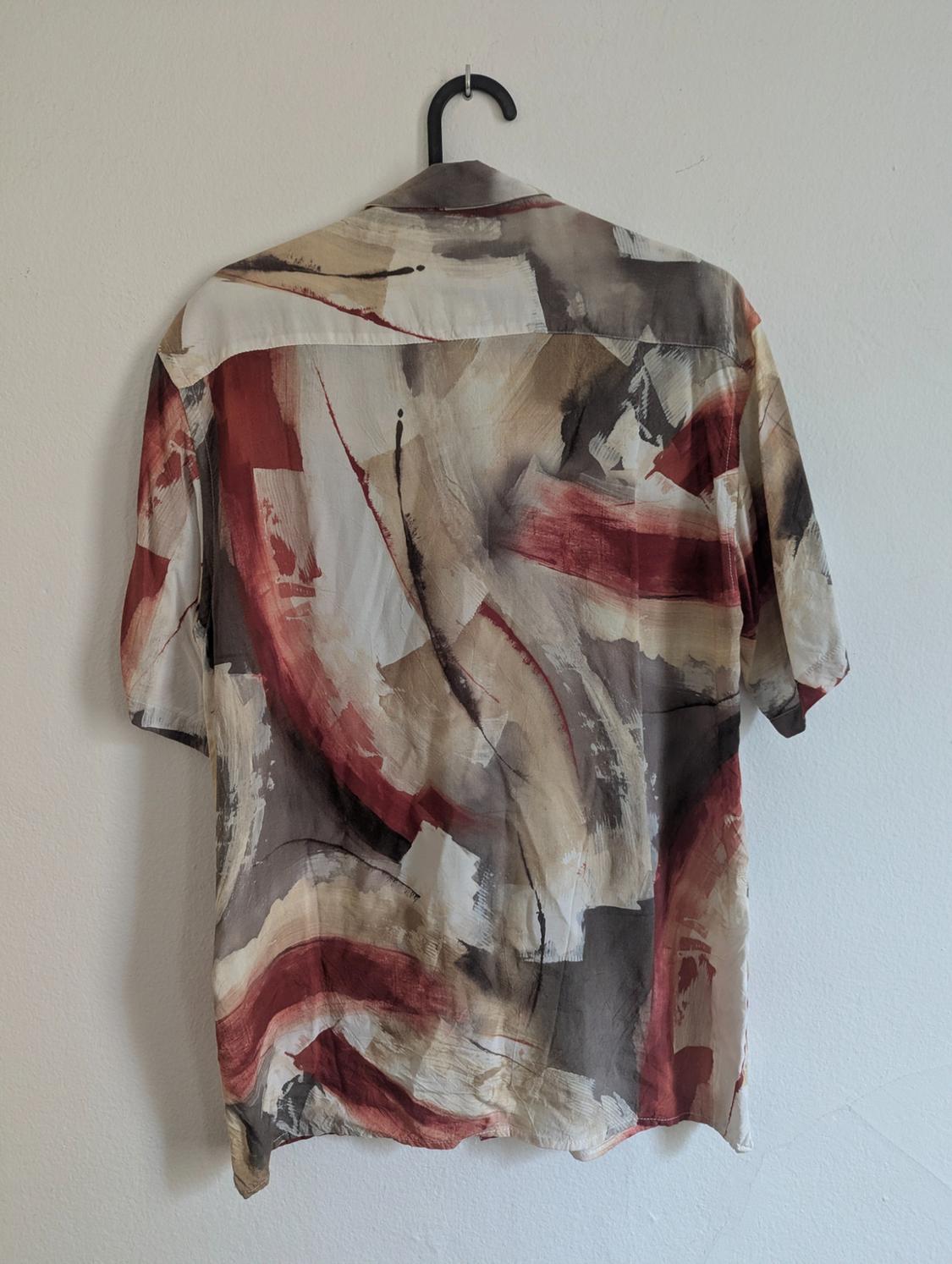 PAINTERLY PRINT SHIRT - Image 2