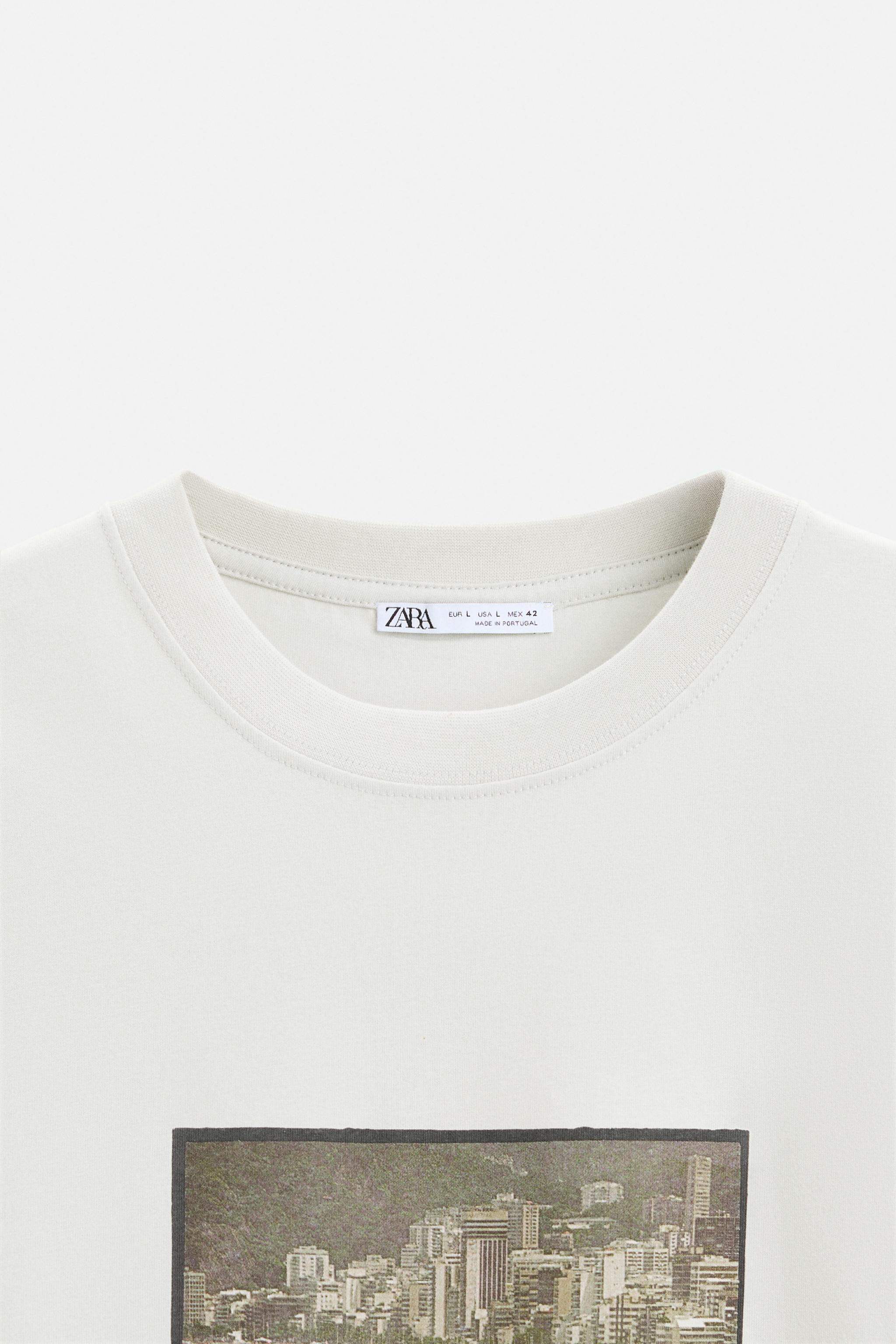 スペイン発送 ZARA フォトグラフィーTシャツ ラファエル・モウラ スペイン発送 ZARA フォトグラフィーTシャツ ラファエル・モウラ