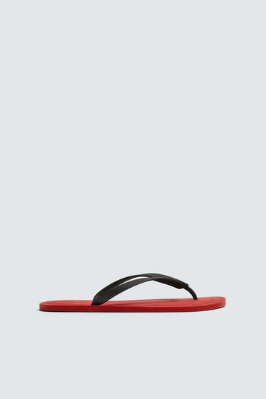 AARON LEVINE X ZARA STRAPPY SANDALS - Red by Zara