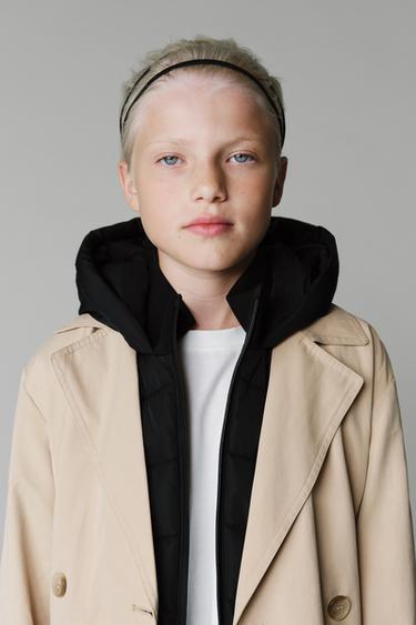 NEOPRENE-EFFECT SLEEVE PADDED JACKET - Black by Zara - Image 8