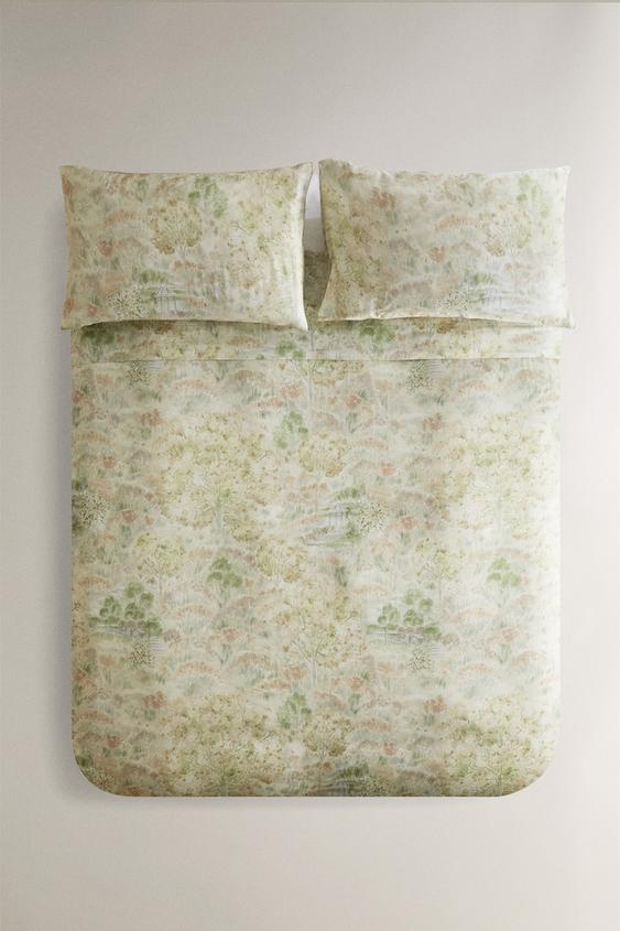 Lot De 2 Anciens Dessus De Couette - Projet Grand-Mère Jardin/Pinwheel Verts