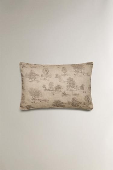 KISSENBEZUG TOILE DE JOUY - Hellbeige von Zara - Bild 0