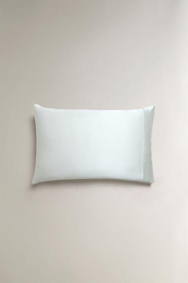 MULBERRY SILK PILLOWCASE - Blue / Green by Zara - Image 0