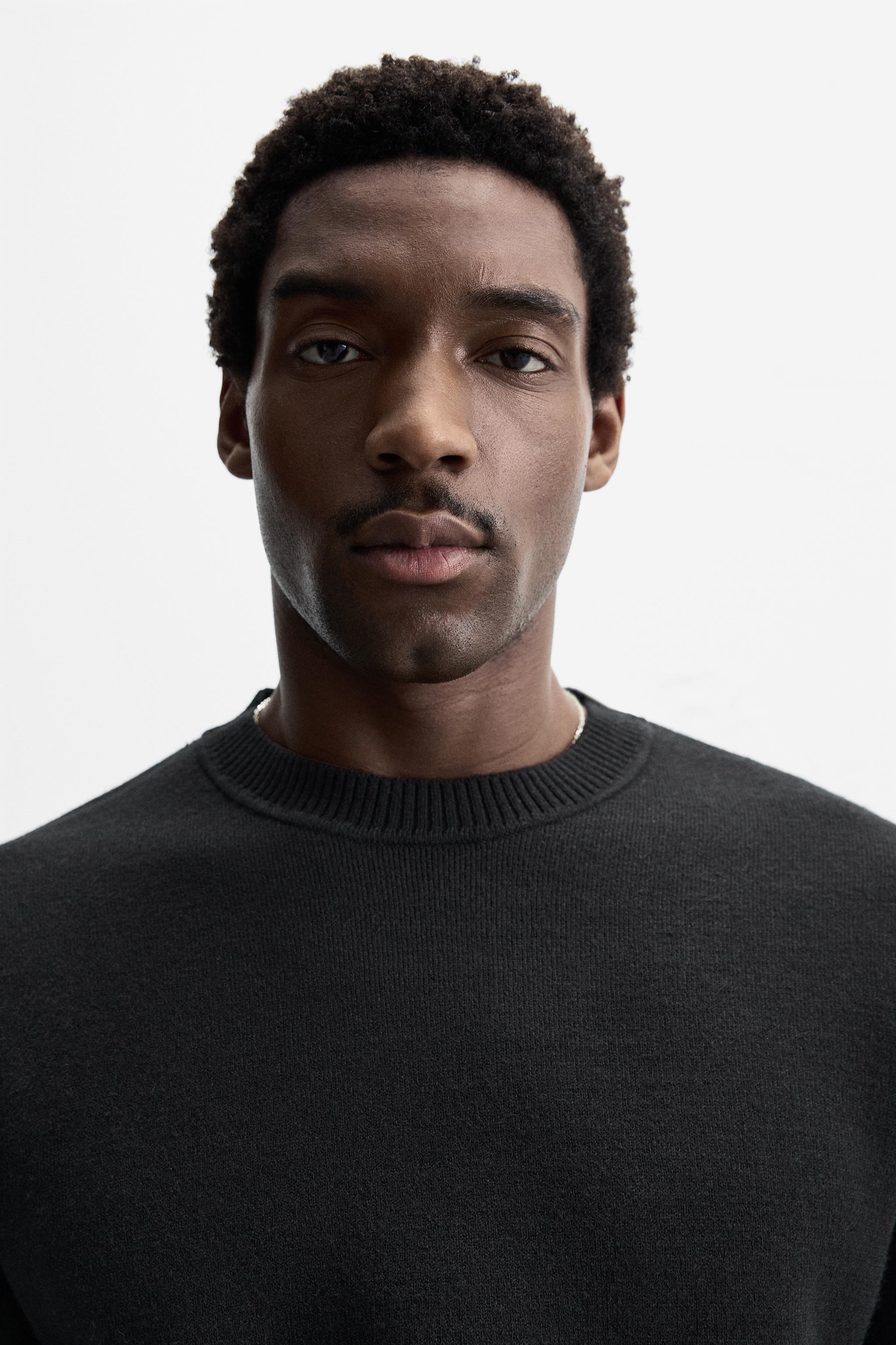 TEXTURED SWEATER - Black | ZARA United States TEXTURED SWEATER - Black | ZARA United States