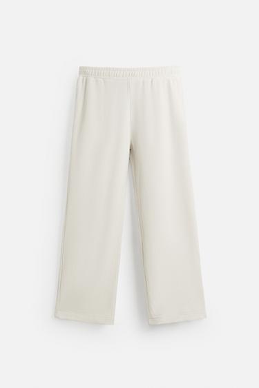 VERTICAL TEXTURED JOGGERS - Ice by Zara
