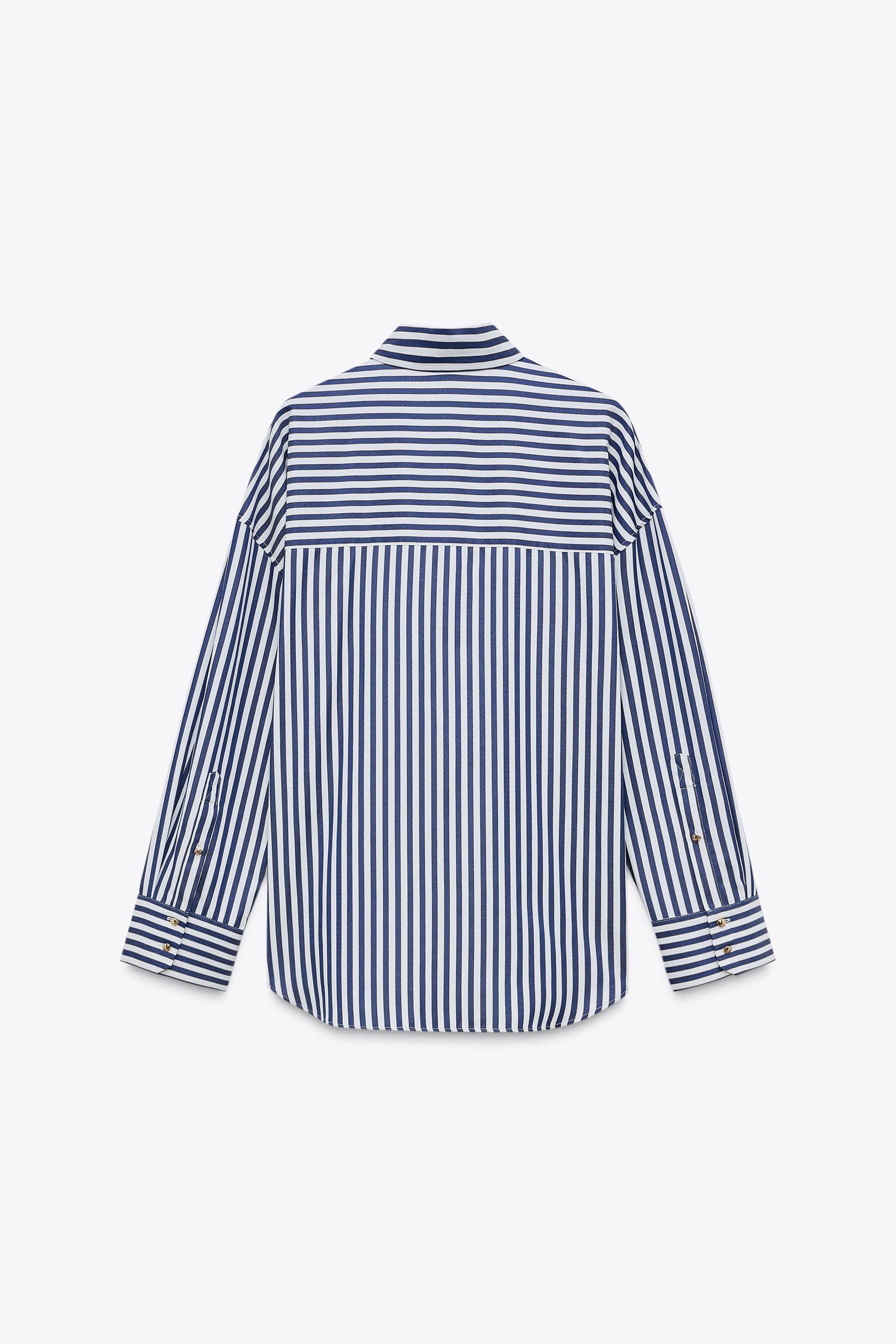 シャイニースレッドストライプシャツ - 975 | ZARA Japan / 日本