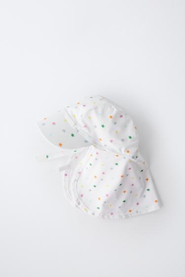 BONNET DE BAIN COUVRE-NUQUE ÉTOILES - Multicolore de Zara - Image 2