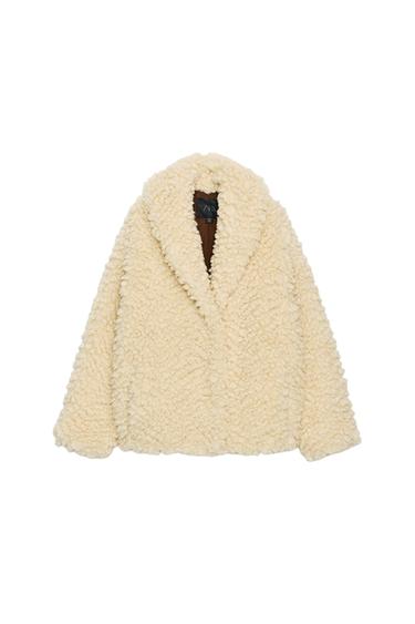 FAUX SHEARLING JACKET ZW COLLECTION